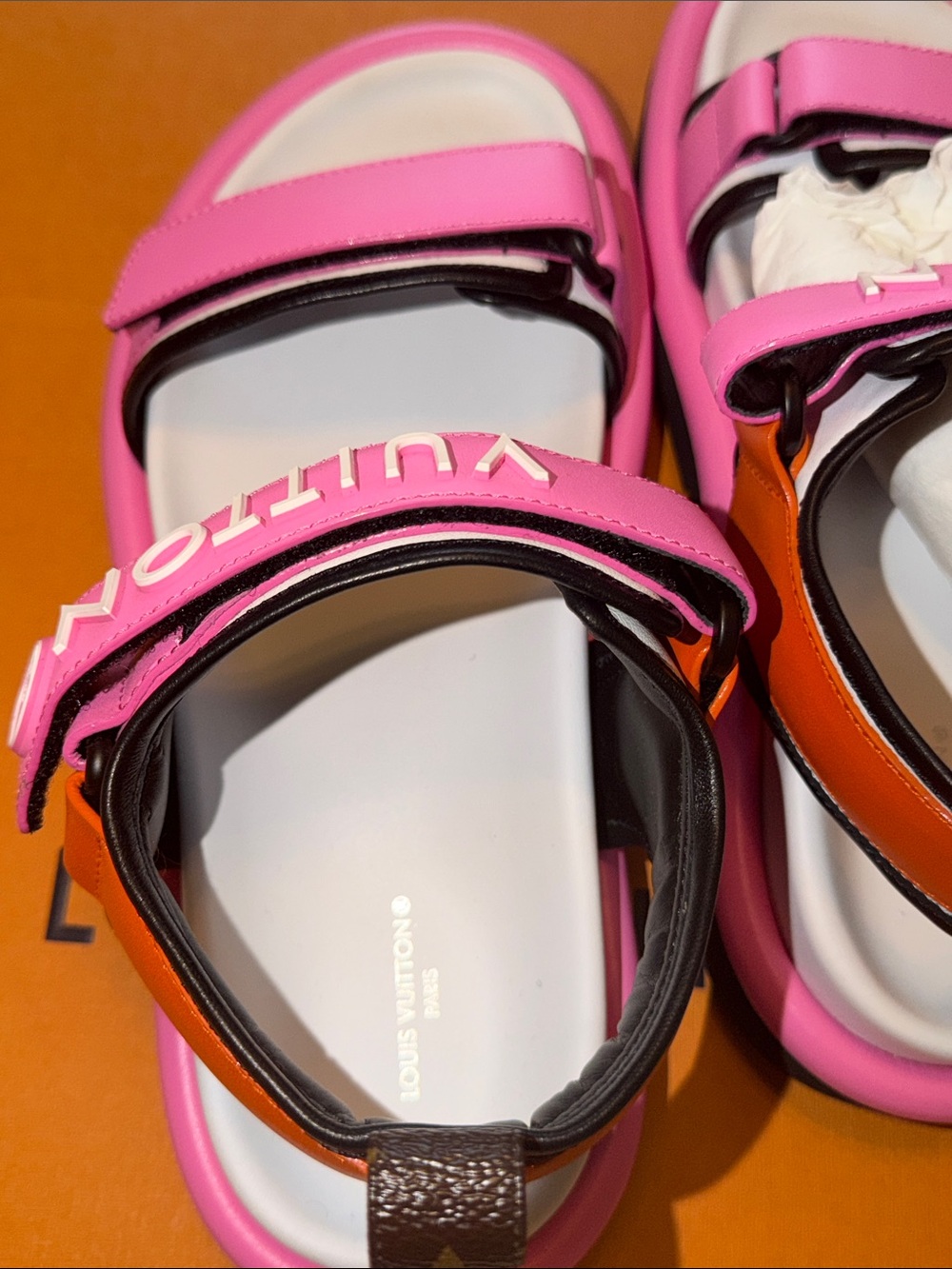Louis Vuitton Shoes| Louis Vuitton Pool Pillow Comfort Flat Sandals Pink| 40 - Picture 8 of 10